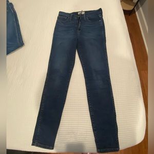 Madewell 10” high rise skinny